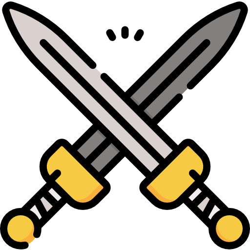 espadas Special Lineal color icono