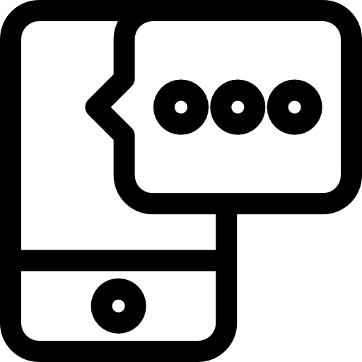 메시지 Basic Rounded Lineal icon