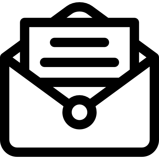 편지 Basic Rounded Lineal icon