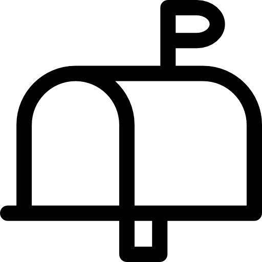 사서함 Basic Rounded Lineal icon