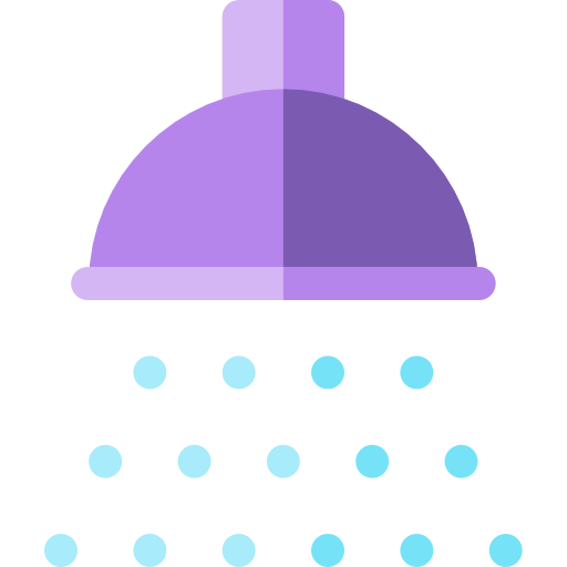 ducha Basic Rounded Flat icono