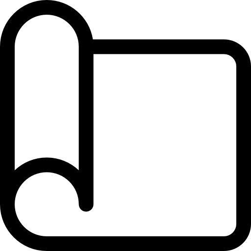 ヨガマット Basic Rounded Lineal icon