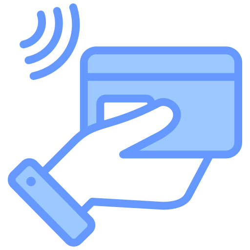 Contactless payment Generic color lineal-color icon