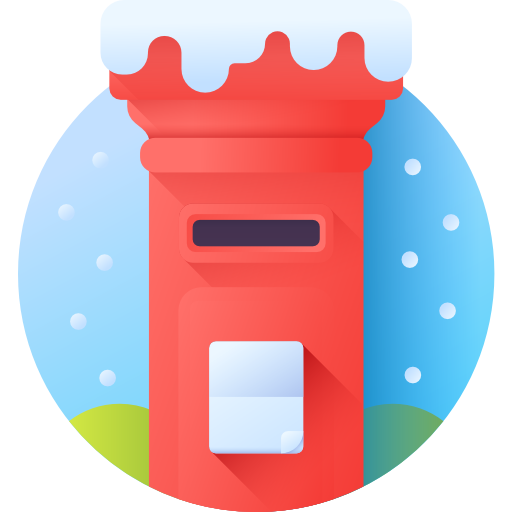 skrzynka pocztowa 3D Color ikona