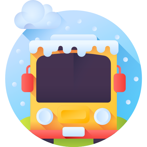 autobus 3D Color ikona