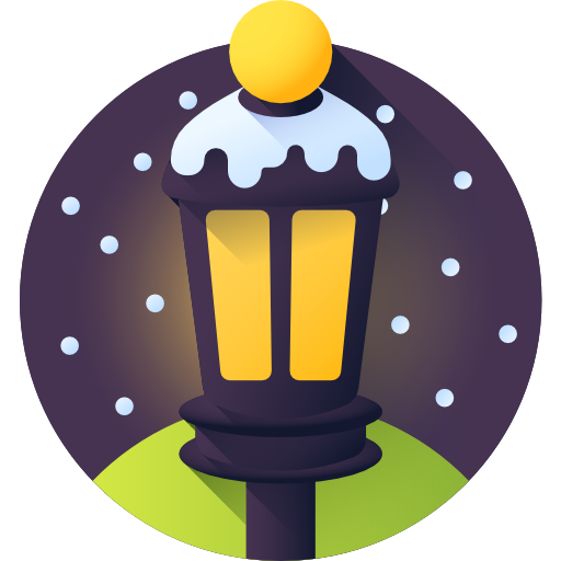 Street light 3D Color icon