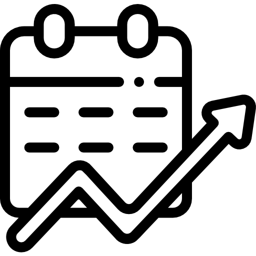 시간표 Detailed Rounded Lineal icon