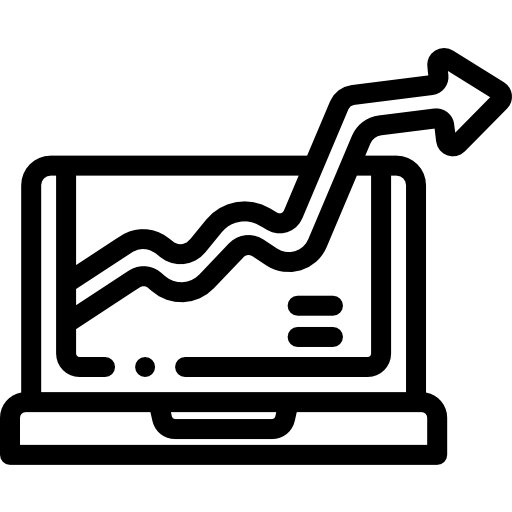 ordenador portátil Detailed Rounded Lineal icono