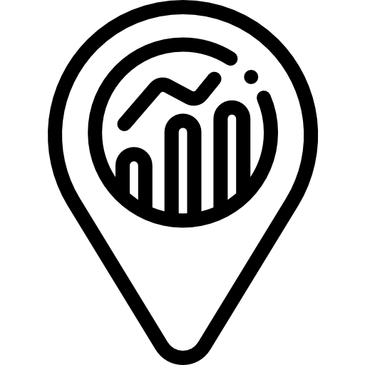Пин-код местоположения Detailed Rounded Lineal иконка