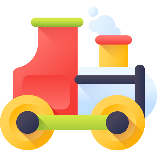 Train 3D Color icon