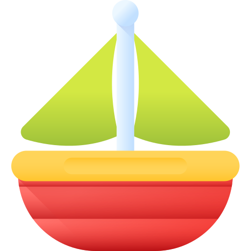 Лодка 3D Color иконка