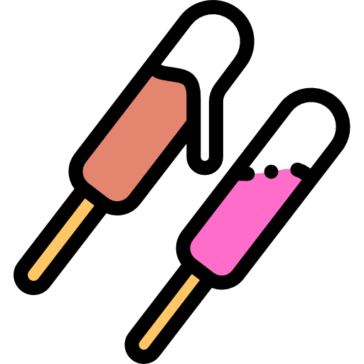 Sticks Detailed Rounded Lineal color icon