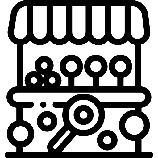 사탕 가게 Detailed Rounded Lineal icon