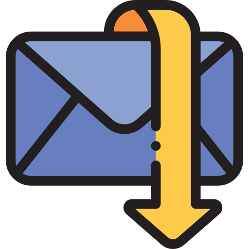 Envelope Detailed Rounded Lineal color icon