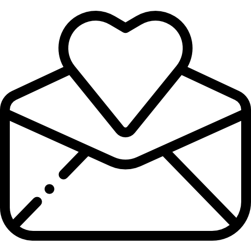 ラブレター Detailed Rounded Lineal icon