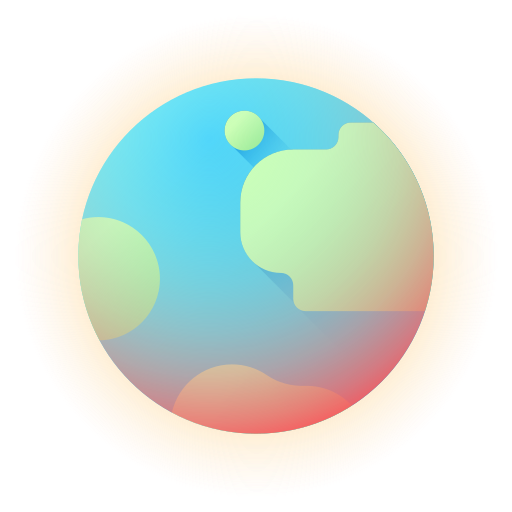 地球温暖化 3D Color icon