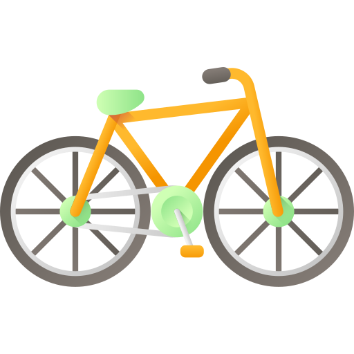 bicicleta 3D Color Ícone