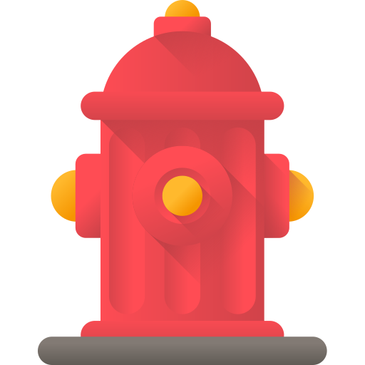 消火栓 3D Color icon