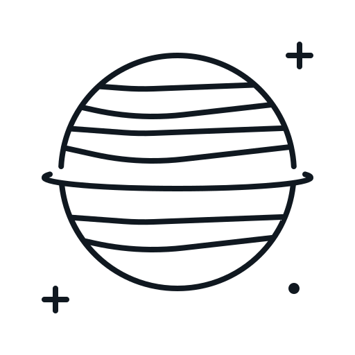 planeet Generic outline icoon