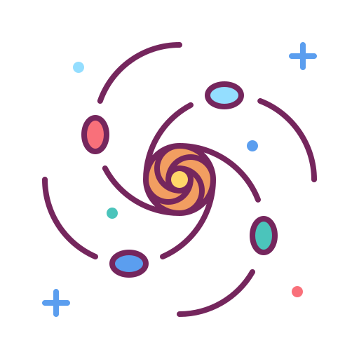 惑星 Generic color lineal-color icon
