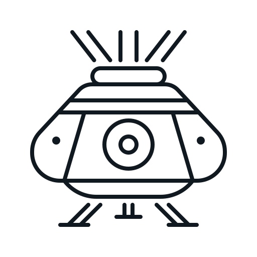 statek kosmiczny Generic outline ikona