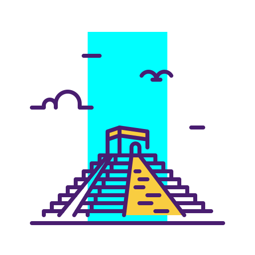 piramida Generic color lineal-color ikona