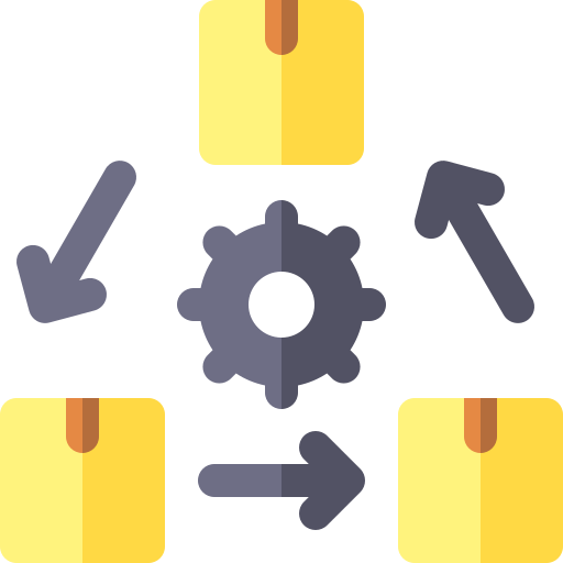 rotación de existencias Basic Rounded Flat icono
