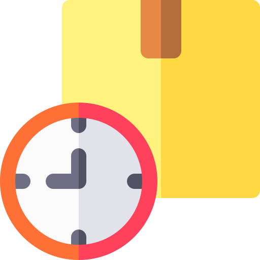 Processing time Basic Rounded Flat icon