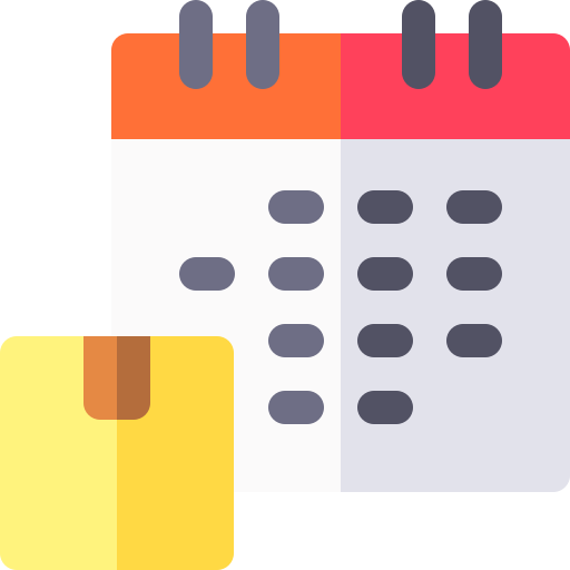 Calendar Basic Rounded Flat icon
