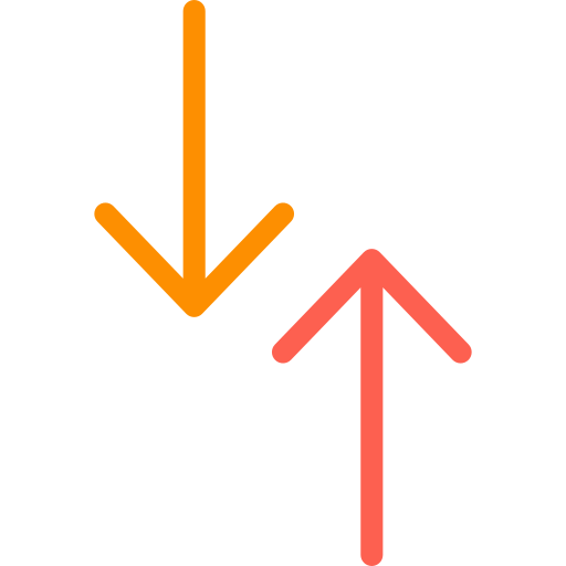 sortieren Basic Accent Lineal Color icon