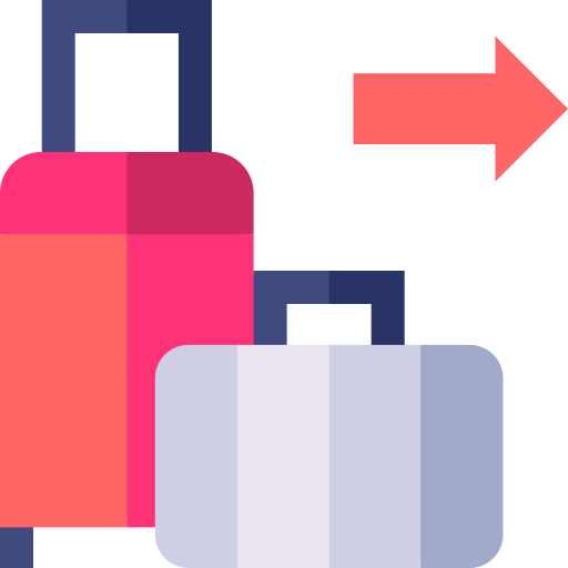 bagage Basic Straight Flat icoon