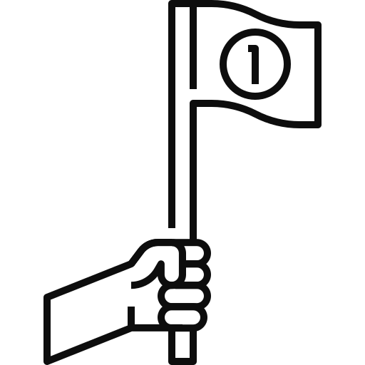 vlag Generic outline icoon