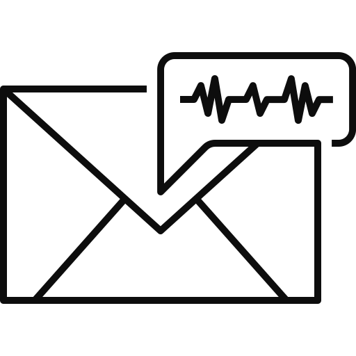 Voice message Generic outline icon