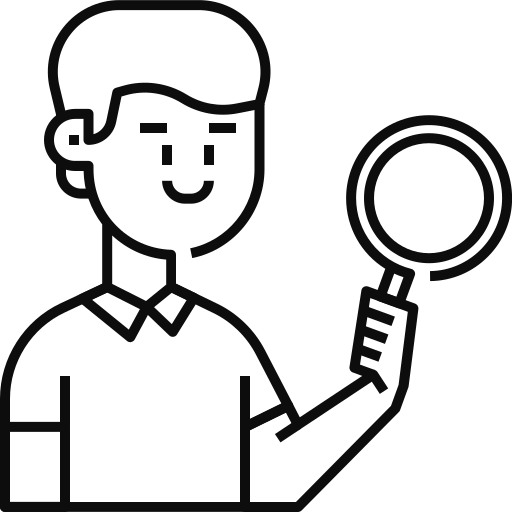 Magnifying glass Generic outline icon