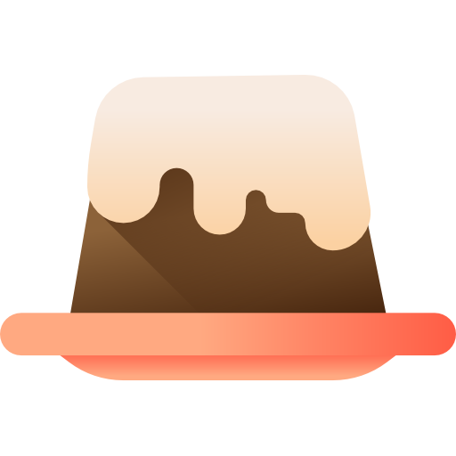 pudding 3D Color icon