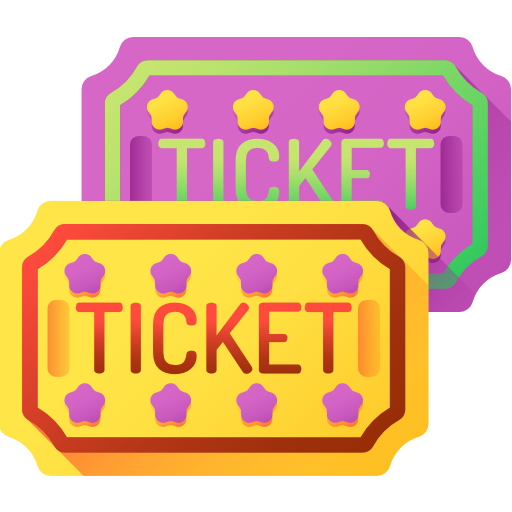 Tickets 3D Color icon
