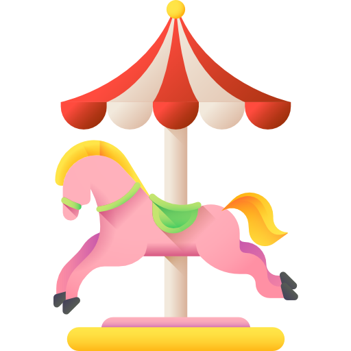 Carousel 3D Color icon