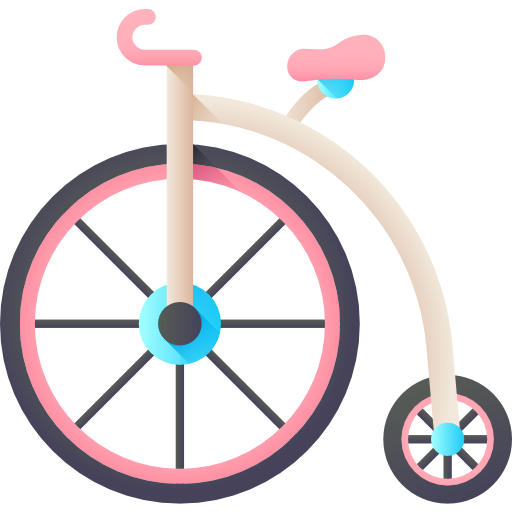 Bicycle 3D Color icon