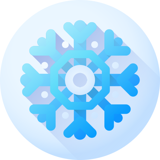 płatek śniegu 3D Color ikona