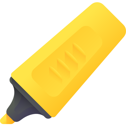 marcador 3D Color icono