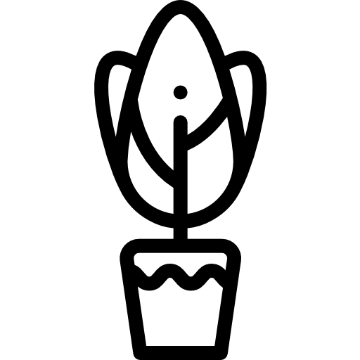 화분 Detailed Rounded Lineal icon