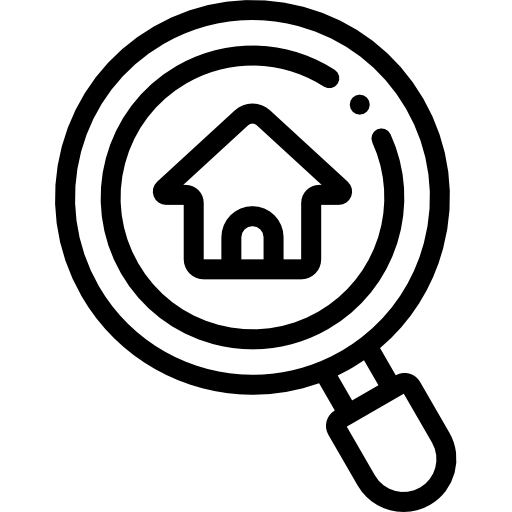 immobiliare Detailed Rounded Lineal icona