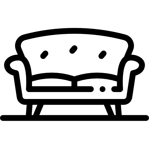 kanapa Detailed Rounded Lineal ikona