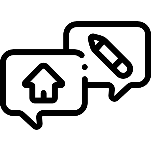 consultation Detailed Rounded Lineal Icône