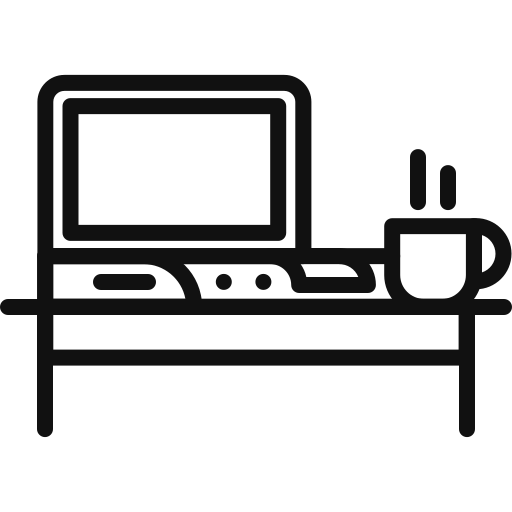 computadora portátil Generic outline icono