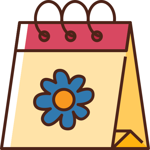 calendario Generic color lineal-color icono