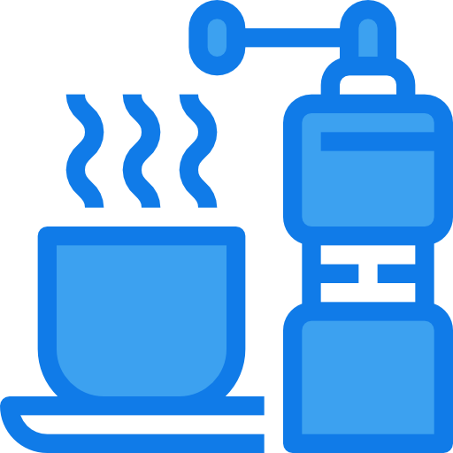Coffee grinder Justicon Blue icon