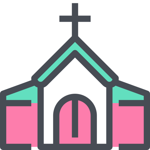 chiesa Justicon Lineal Color icona
