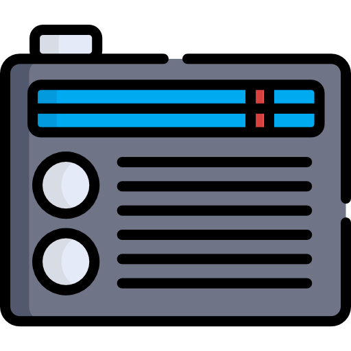 Radio Special Lineal color icon