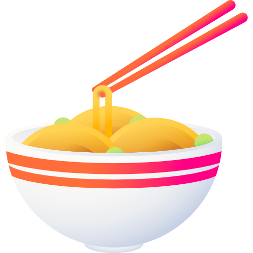Noodles 3D Color icon